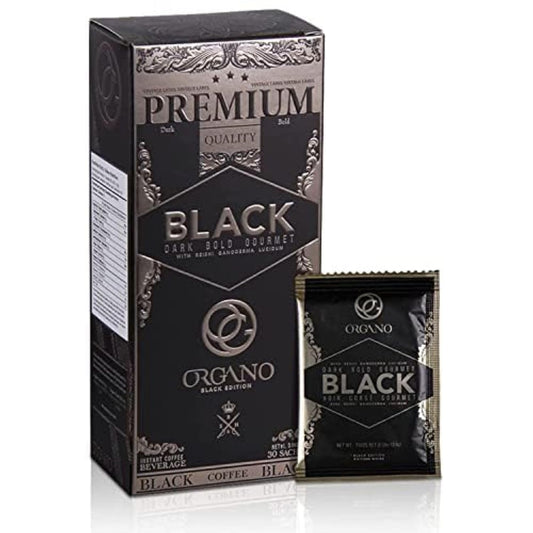 ORGANO Gourmet Instant Black coffee with Ganoderma Lucidum (30 sachets)
