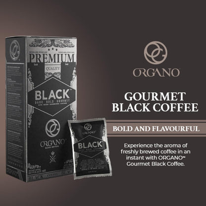 ORGANO Gourmet Instant Black coffee with Ganoderma Lucidum (30 sachets)